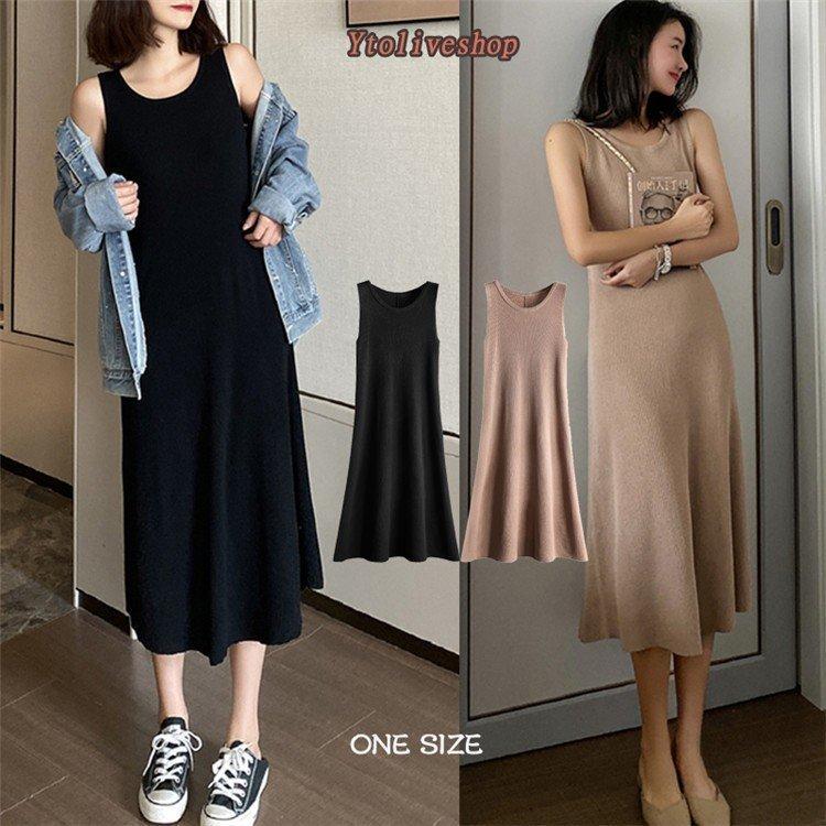 ノースリーブ ニットワンピース サマーニット リブニット 春夏 マキシ レディース 涼しい Xpgjq5vuio レディースファッション Www Dabalash Cl