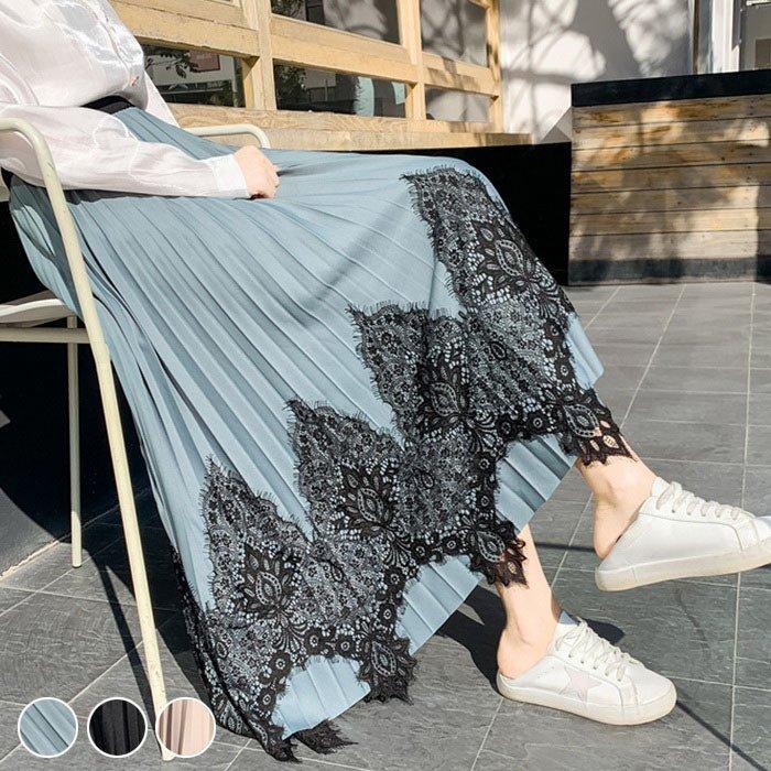 超格安一点 上品 おしゃれ ボトムス 体型カバー ロングスカート プリーツスカート 切り替えレース マキシスカート 春夏秋 レディース スカート 通勤 大人可愛い オシャレ ロング マキシ丈スカート Color ベージュ Www Mindthevoice Be