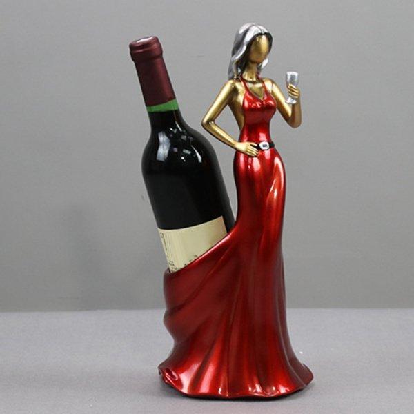 高い素材 収集可能なワインラック置物の装飾品のための装飾品のための卓越したリビングルーム赤 ワインラック Athomeinparis Fr