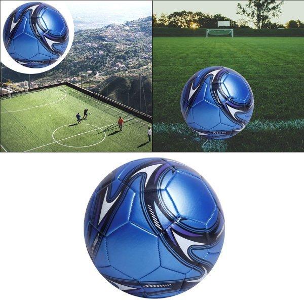 贅沢屋の サッカー フットサル サッカーボールサイズ5アウトドアおもちゃステッチトレーニングボールオフィシャルマッチブルー Www Threeriversofs Com