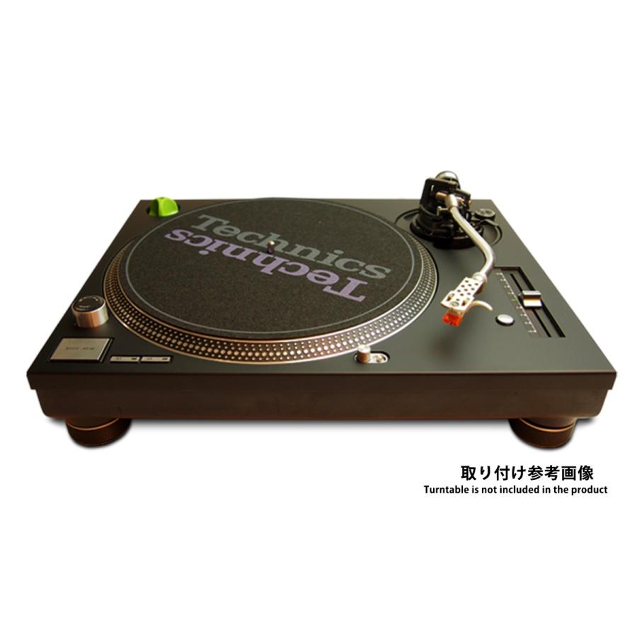 ターンテーブル カバー (Faceplate)　つや消しブラック 1枚 （for Technics SL-1200 MK3D・MK5・MK6）｜royaltechno｜02