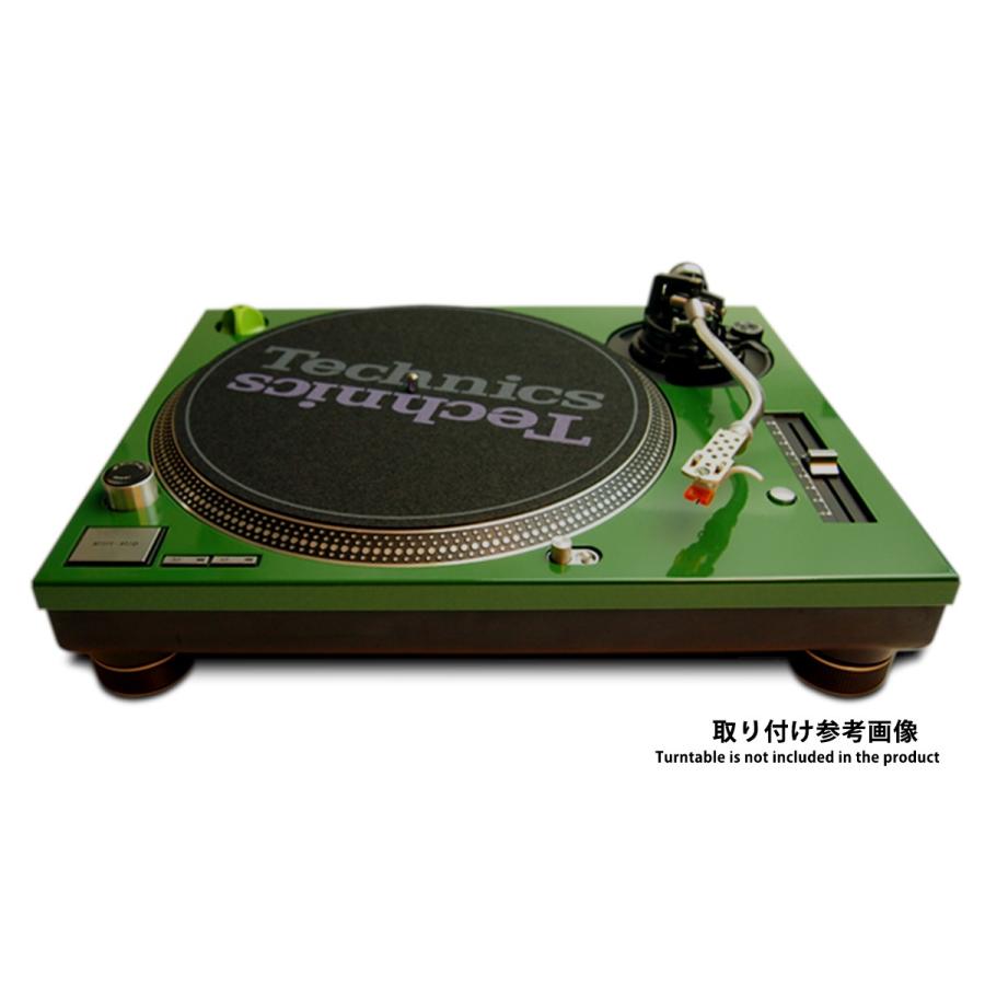 ターンテーブル カバー (Faceplate) グリーン 1枚 （for Technics SL