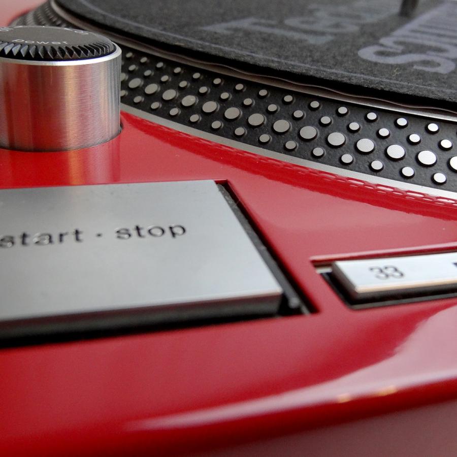 ターンテーブル カバー (Faceplate) レッド 1枚 （for Technics