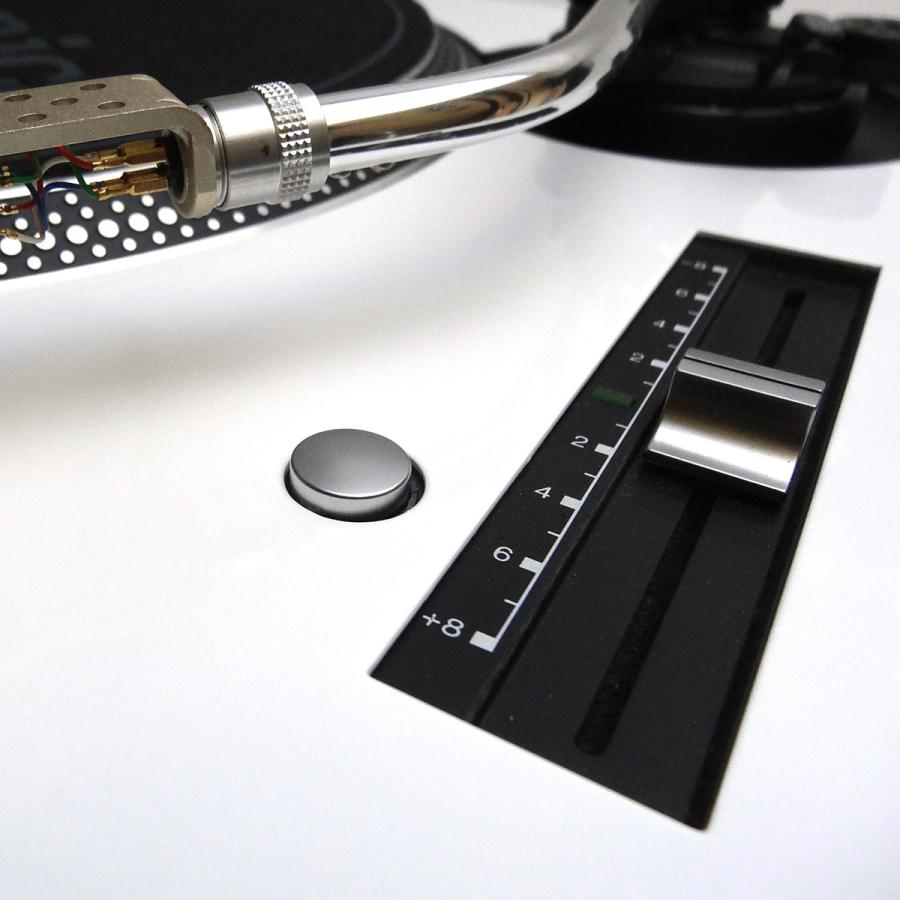 ターンテーブル カバー (Faceplate) ホワイト 1枚 （for Technics SL