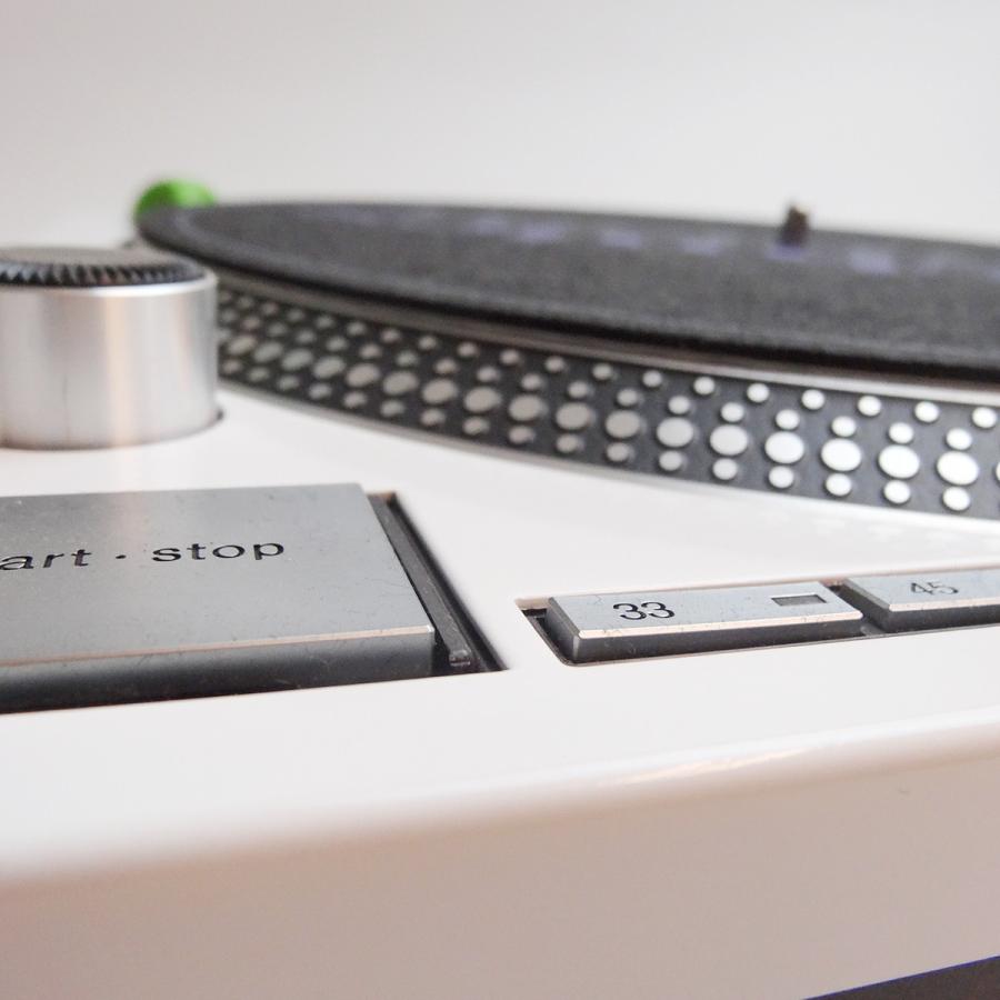 ターンテーブル カバー (Faceplate) ホワイト 1枚 （for Technics SL