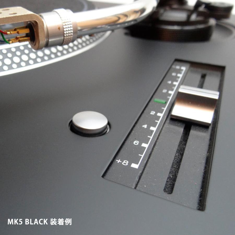 ターンテーブル カバー (Faceplate)　つや消しブラック 2枚組 （for Technics SL-1200 MK3D・MK5・MK6）｜royaltechno｜05