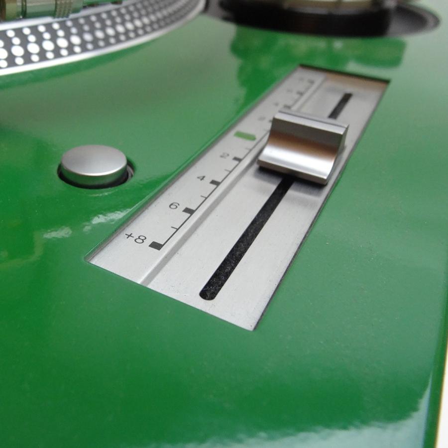 ターンテーブル カバー (Faceplate)　グリーン 2枚組 （for Technics SL-1200 MK3D・MK5・MK6）｜royaltechno｜06