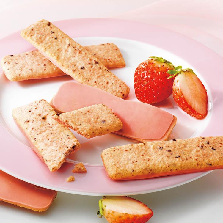 ロイズ 公式 ROYCE' 期間数量限定 新商品 バトンクッキー[いちご] スイーツ お菓子 焼き菓子 プチギフト 個包装 ポイント利用 | ROYCE' | 01