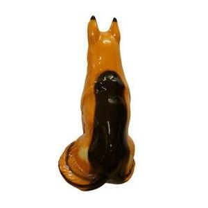送料無料】シェパード/陶器製置物/犬オブジェ/犬の置物/大型犬