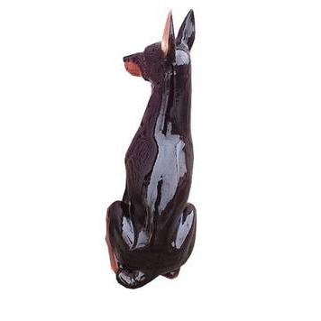 送料無料】ドーベルマン/Lサイズ/ドーベルマン置物/大型犬/陶器製/犬の