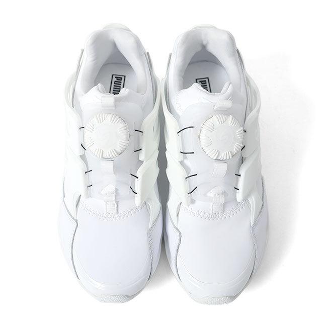 「美品」PUMA DISC シューズ ホワイト アウトレット品 PUMA プーマ ディスク ブレイズ セル スニーカー DISC