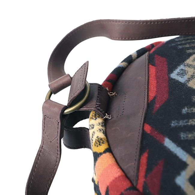 アウトレット品 PENDLETON ペンドルトン ウール×レザーコンビ 