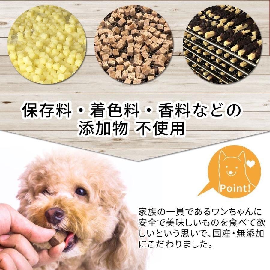 中袋 選べる2個 犬 おやつ 国産 無添加 おやつセット 手作り ドッグフード ギフト さつまいも 鹿肉 魚 ささみ 犬用 猫 犬おやつ 低脂肪｜rozaliss｜02