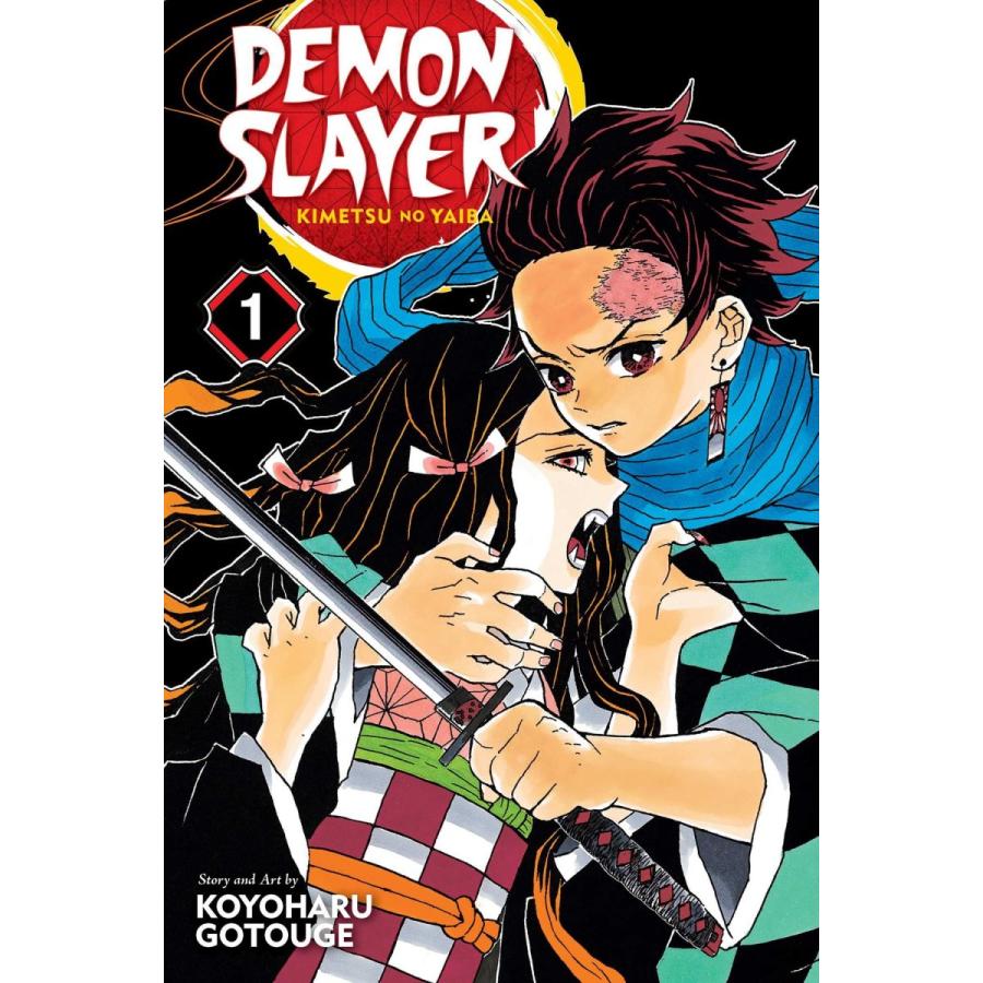 新品 英語版 DEMON SLAYER KIMETSU NO YAIBA 鬼滅の刃 1巻 : book0258 