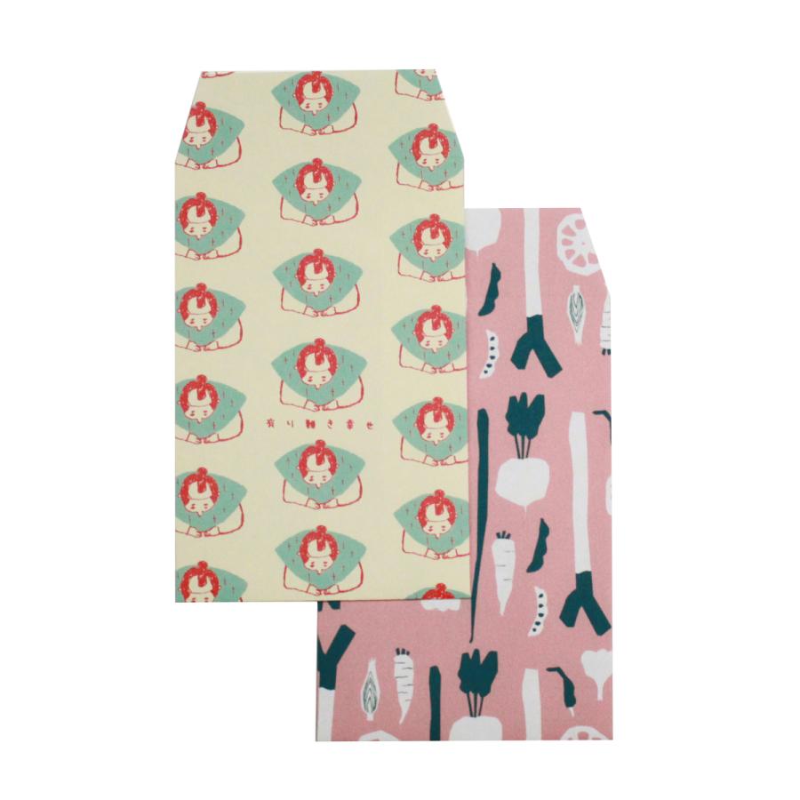 ポチ袋 Any Paper ぽちぶくろ ありがとうサムライ 和野菜セット 手数料無料