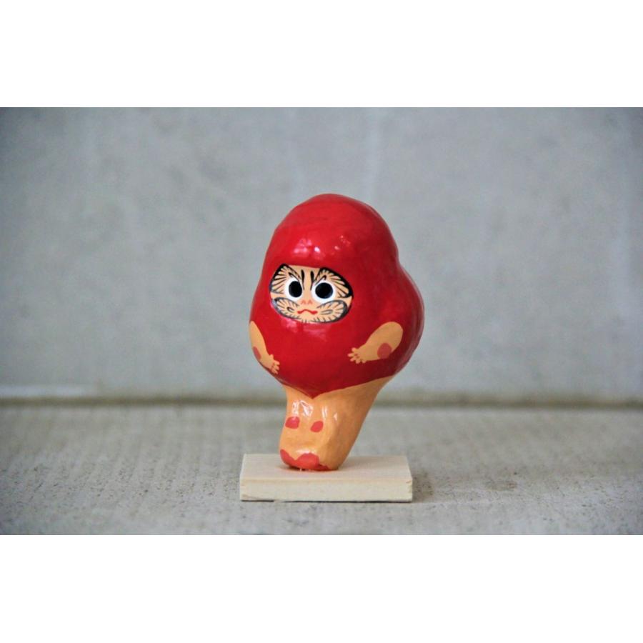 のぞきだるま ヤチコダルマ 手作り 和紙 だるま : st0040 : 六本松 蔦 