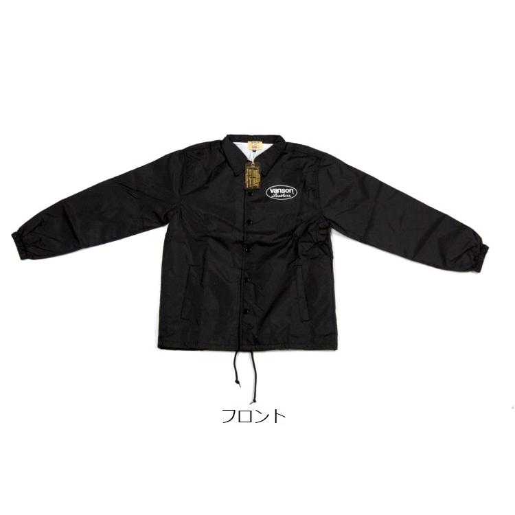 VANSON モーターサイクルジャケット ブラック VANSON（バンソン） モーターサイクル カスタムコーチジャケット