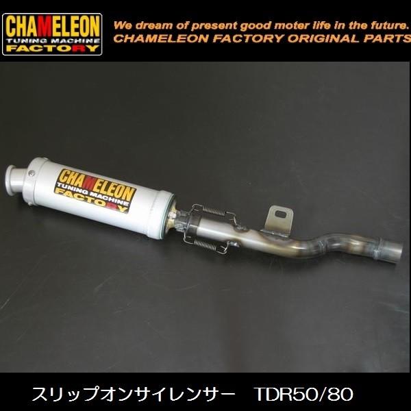 カメレオンファクトリー製 スリップオンサイレンサー YAMAHA TDR50/80