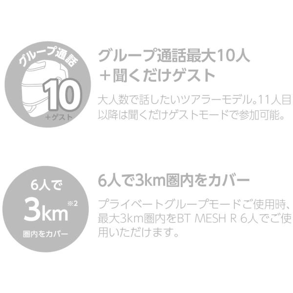 MIDLAND BT MESH R シングルパック BT MESH R | インターカム | MIDLAND Japan | 公式サイト