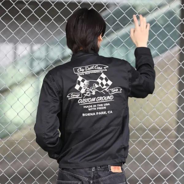 【在庫あり 即納】CLAY SMITH LLサイズ STANDRIDE スイングトップブルゾン CSY-3900 Black クレイスミス ブラック LL