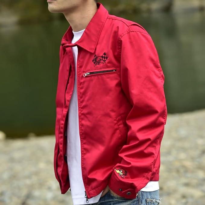 【在庫あり 即納】CLAY SMITH Mサイズ CSY-3900 STANDRIDE スイングトップブルゾン RED クレイスミス レッド M