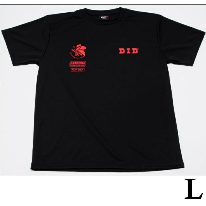 在庫あり 即納】 D.I.D × EVA RACING Tシャツ NERV ブラック Lサイズ 