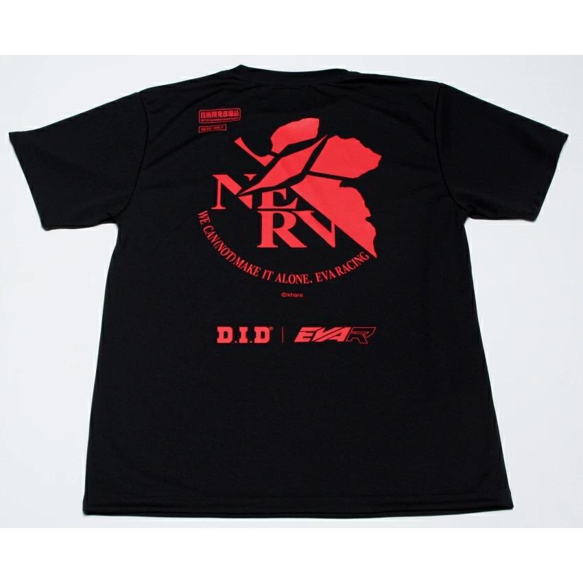 在庫あり 即納】 D.I.D × EVA RACING Tシャツ NERV ブラック Lサイズ