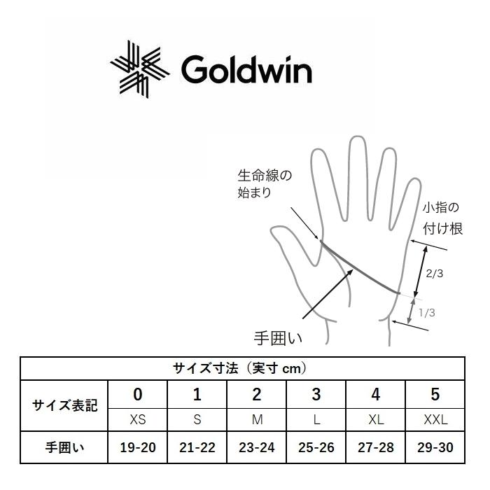 ゴールドウイン XLサイズ ナノフロント コントロール グローブ GB63384 ブラック 4 (秋冬モデル)_3