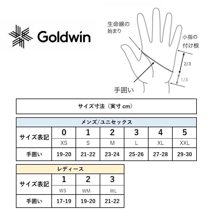 GOLDWIN ゴールドウイン レディース3(WLサイズ相当) カーボンナックルコンフォートグローブ GB64180 ブラック (2024年モデル)｜rpsksp｜05