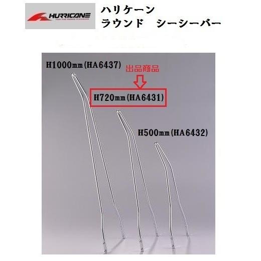 ハリケーン シーシーバー・プレート/ホルダー セット (高さ720mm