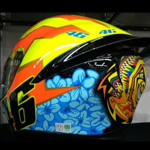 AGV 【在庫限り 即納】XLサイズ AGV K1 S JIST Asian Fit - ROSSI 2001
