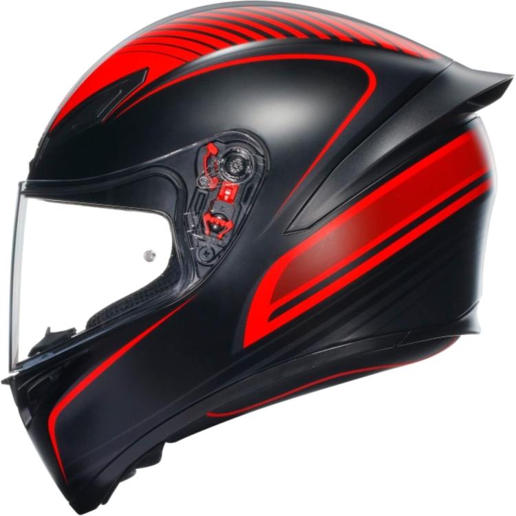 在庫あり 即納】 Mサイズ AGV K1S Asian Fit WARMUP MATT BLACK/RED M 
