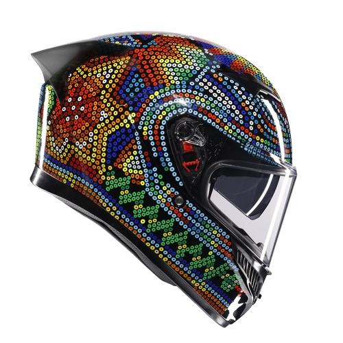 AGV Mサイズ K3 JIST ASIAN FIT MPLK 001-ROSSI WT 2018 M(57-58cm