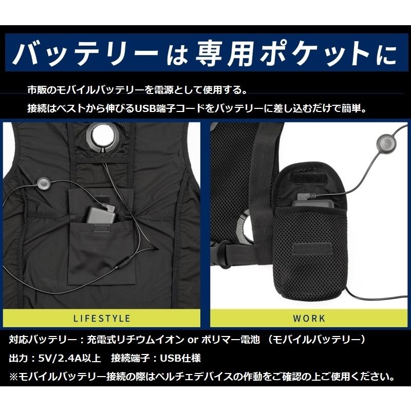 氷撃+ クールベスト ペルチェ　2個セット 2XLサイズ FREEZE TECH ペルチェ 氷撃+ 充電式氷嚢ベスト LIFE