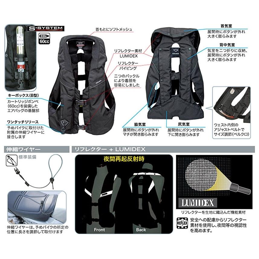 新品未使用　hit-air エアバッグベスト MLV-C 　2XL ブラック Amazon | hit-air(無限電光)エアーバッグベストブラックL MLV-C