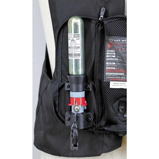 【在庫り 即納】hit-air ヒットエアー  一体型エアバッグ・ハーネス MLV-C ブルー Lサイズ(M-2XL対応) | hit-air | 04