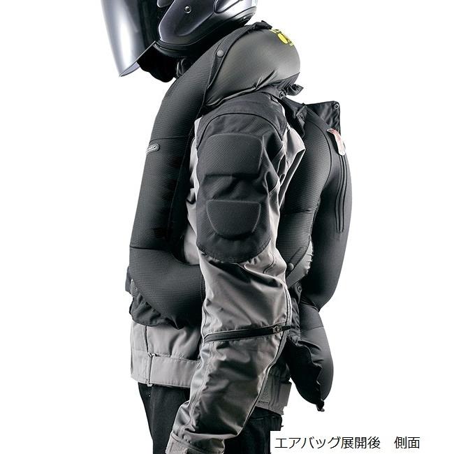 hit-air(ヒットエアー) 一体型エアバッグ・ハーネス MLV-RC ブラック L
