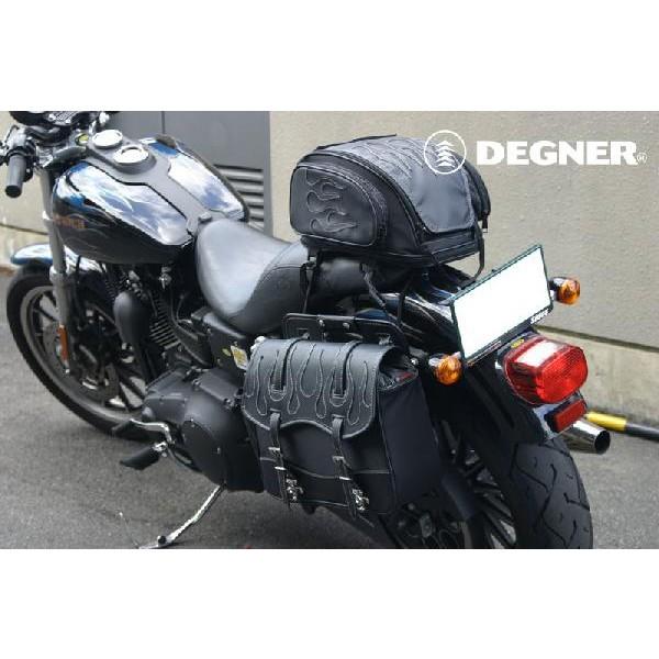 デグナー シングルサイドバッグ ファイヤー ブラック NB-1F 12L : rpsk 