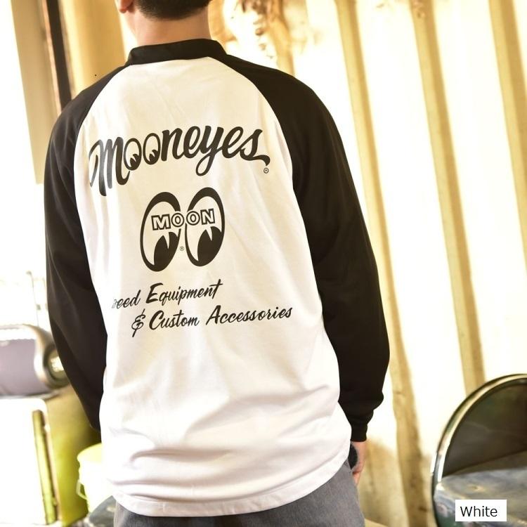 Mooneyes メッシュジャケット ホワイト/ブラック rpsksp_omj-027-bk-m