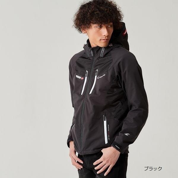 Lサイズ RSタイチ RSJ328 エアー パーカ MET BLACK L (春夏モデル