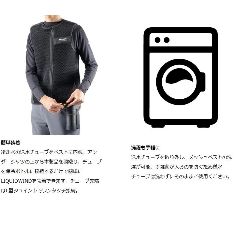 TAICHI RSタイチ Mサイズ RSU502 リキッドウインド送水クールベスト