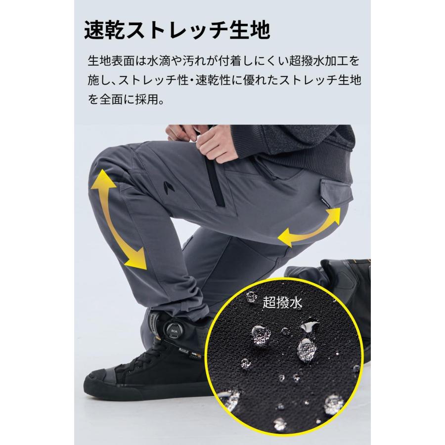 TAICHI 【在庫あり 即納】BLACK Lサイズ RSY258 クイックドライカーゴ