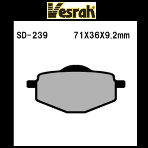 Vesrah(ベスラ) ブレーキパット SD-239 : rpskショッピング - 通販 - Yahoo!ショッピング