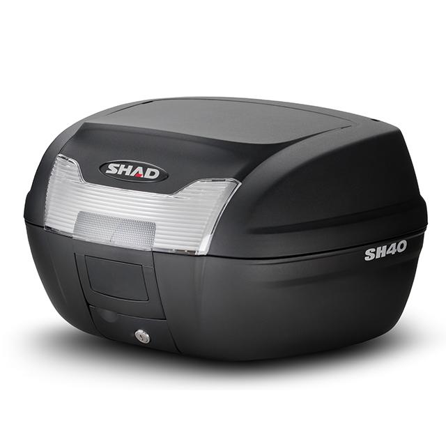 トップケース 無塗装ブラック  SHAD SH-40 SHAD/シャッド SH40 トップケース 無塗装ブラック 40L : rpsk