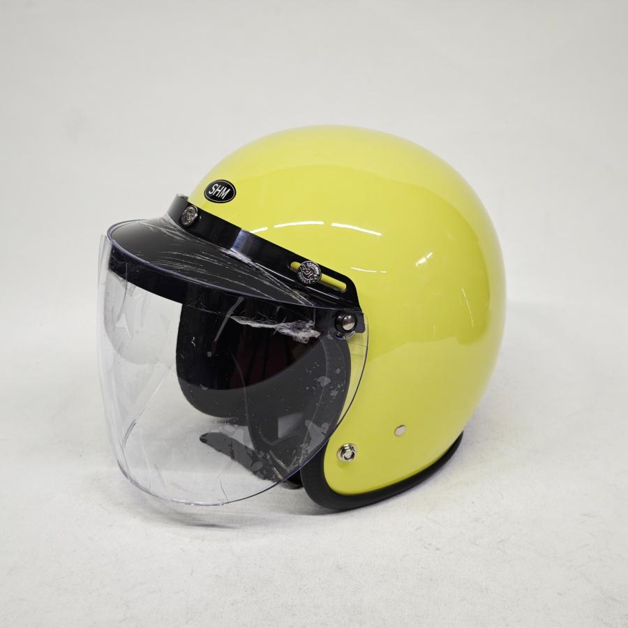 フリップアップシールド(クリア)付 SHM Lot-500 JETヘルメットGOLD