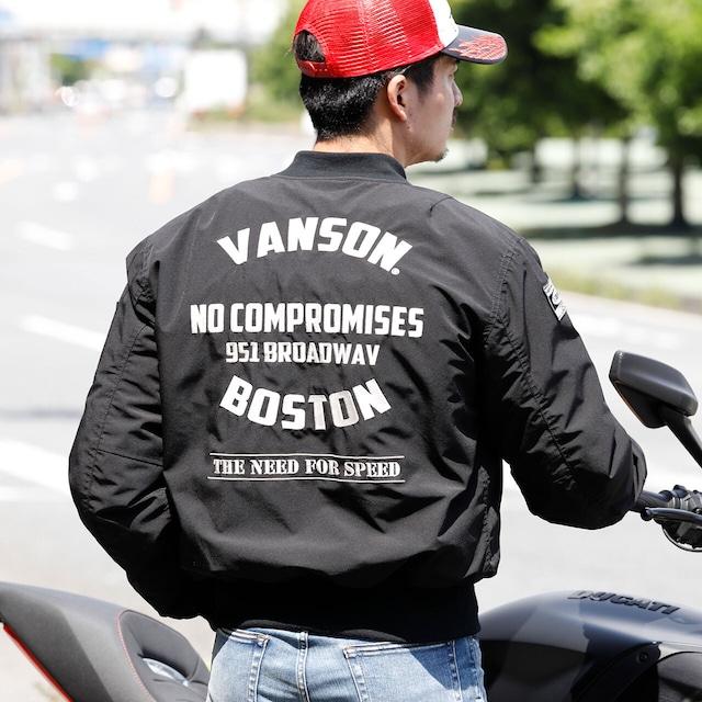 在庫あり 即納】Lサイズ バンソン VANSON TVS2209W MA-1ジャケット 