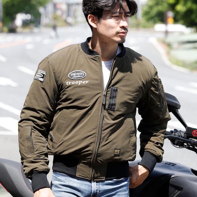 在庫あり 即納】 VANSON Mサイズ TVS2209W バンソン MA-1ジャケット 