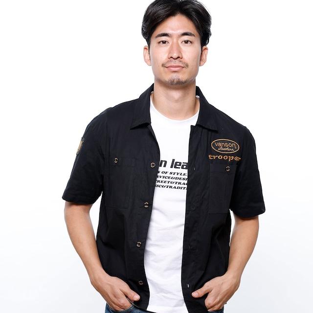 VANSON（バンソン） 【在庫あり 即納】 Lサイズ ワークシャツ TVS2305S