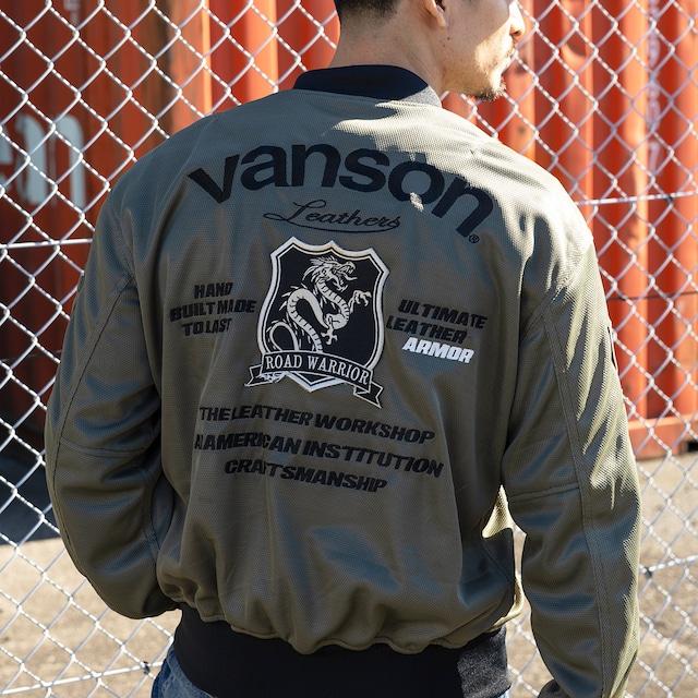 ★春夏に最適フルメッシュジャケット VANSON TVS2402S Mサイズ Amazon.co.jp: [バンソン] MA-1ジャケット メッシュ MA-1