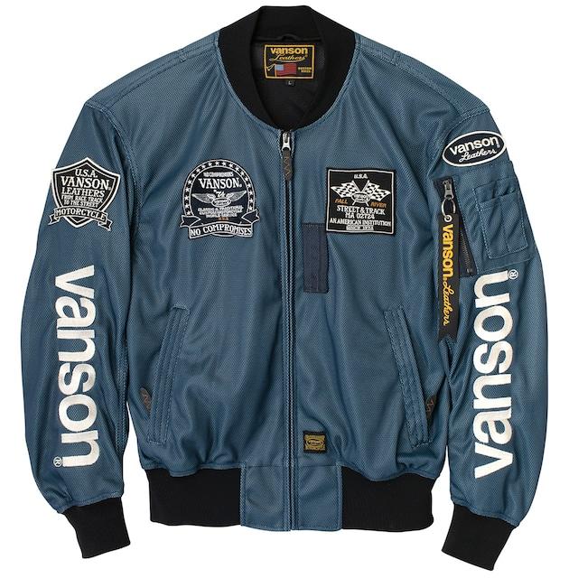 在庫あり 即納】2XL VANSON バンソン TVS2402S メッシュMA-1ジャケット 